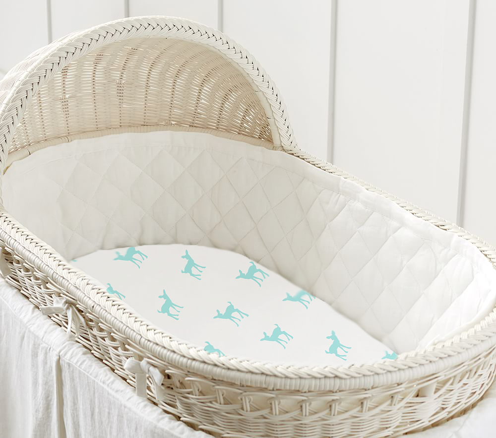 oval bassinet sheet