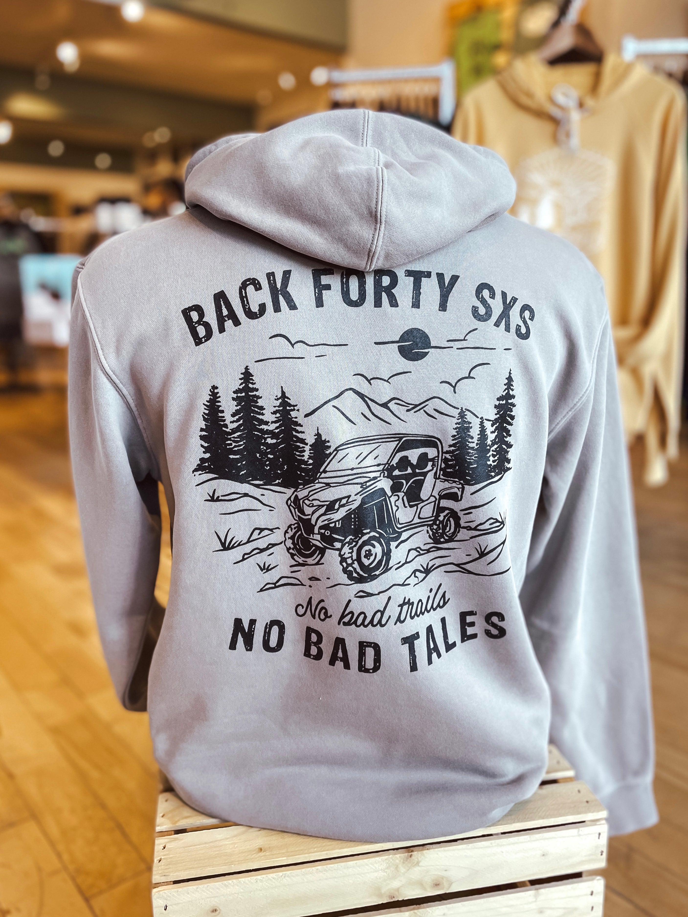 Back Forty SXS Pigment Dyed Hoodie - Unisex