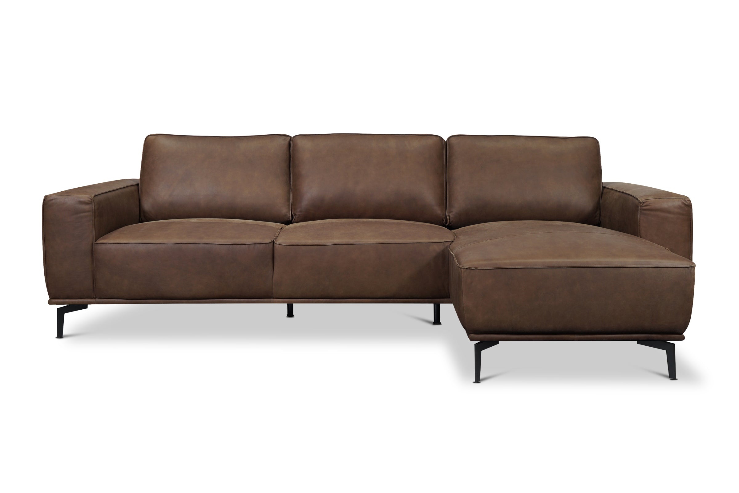 uitdrukking eiwit Optimistisch Harlow 2pc Leather Sectional | Modern Sofas | FREE DELIVERY | Apt2B