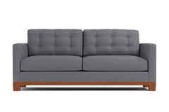 Logan Drive Apartment Size Sleeper Sofa :: Leg Finish: Pecan / Sleeper Option: Deluxe Innerspring Mattress