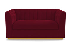 Nora Apartment Size Sofa :: Leg Finish: Natural / Size: Apartment Size - 74"w