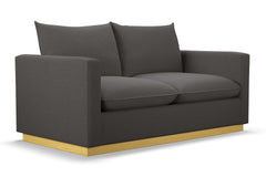 Olivia Apartment Size Sleeper Sofa :: Leg Finish: Natural / Sleeper Option: Deluxe Innerspring Mattress