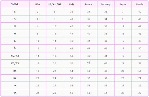 Depends For Women Size Chart