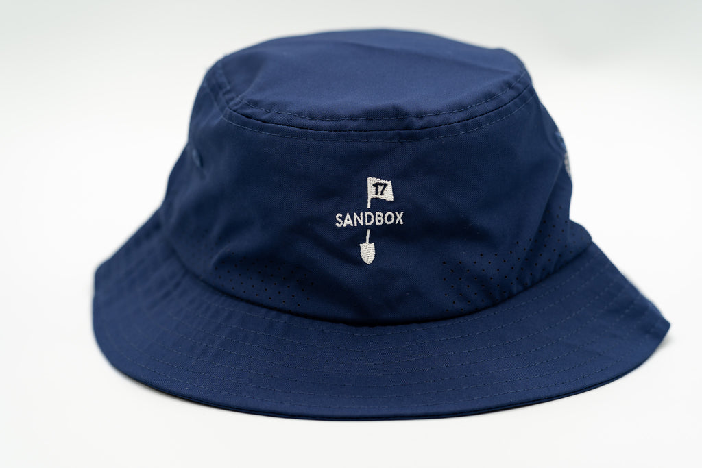 Imperial White / Navy The Rabbit Island Sun Protection Hat