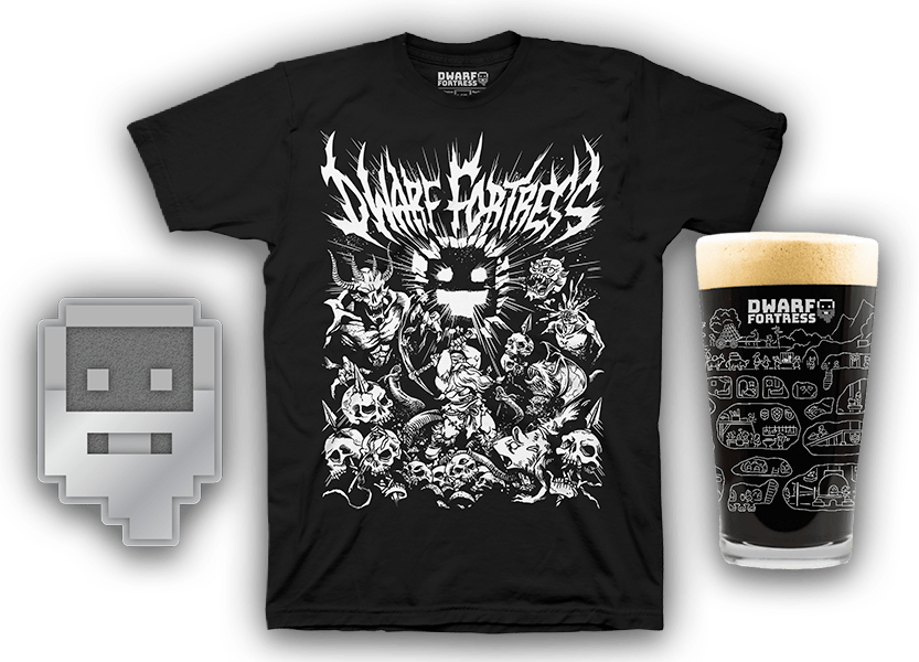 Official Dwarf Fortress merch<br>coming soon to
