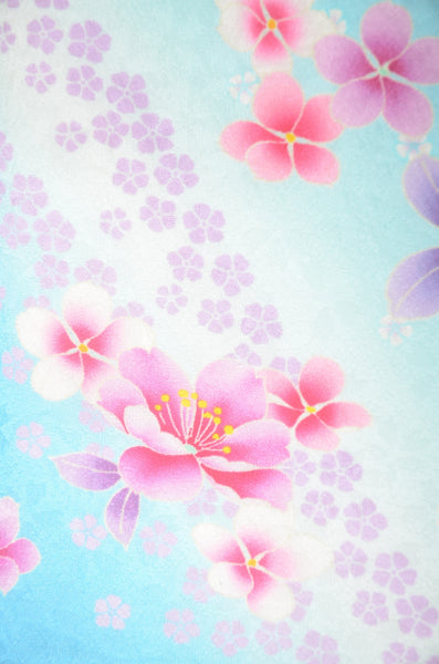 Long-sleeved kimono 6 items set / Furisode / FK#1-759
