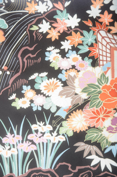 Long-sleeved kimono 6 items set / Furisode / FK#1-778