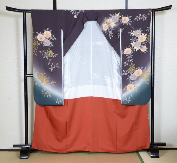 Long-sleeved kimono 6 items set / Furisode / FK#1-575
