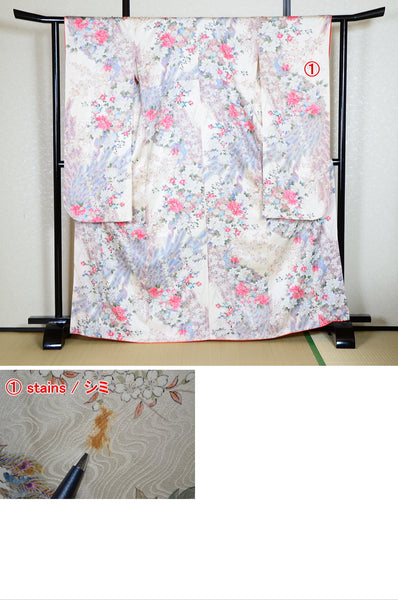 Long-sleeved kimono 6 items set / Furisode / FK#1-370