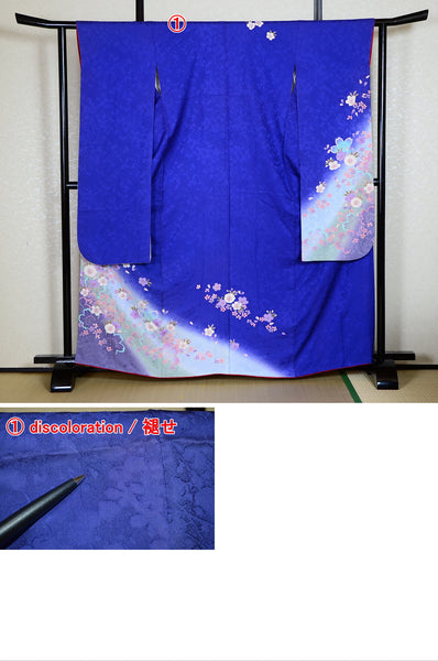 Long-sleeved kimono 6 items set / Furisode / FK#1-421