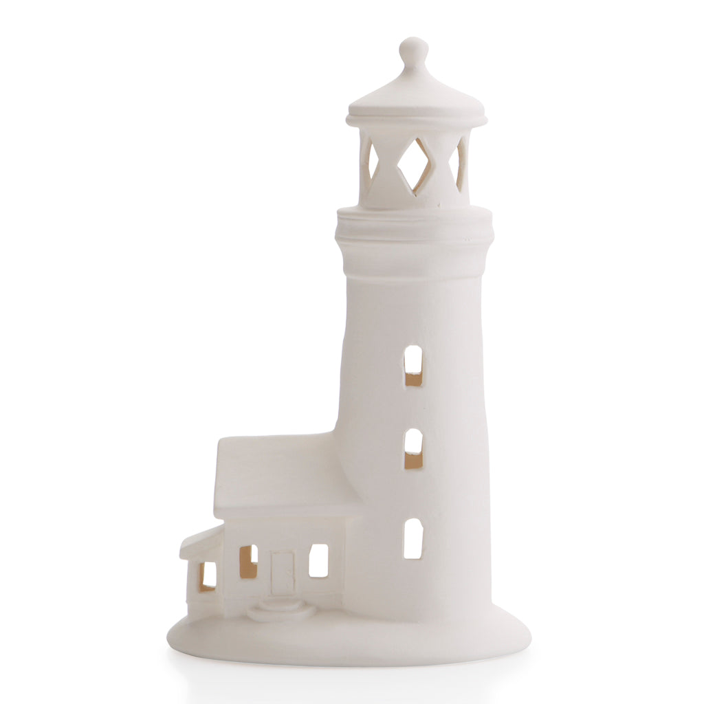 ceramic lighthouse lamp