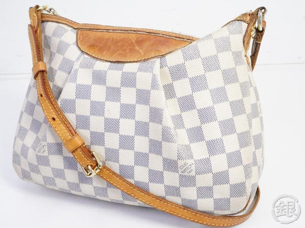 AUTHENTIC PRE-OWNED LOUIS VUITTON DAMIER AZUR SIRACUSA PM CROSSBODY ME – ginza-japan