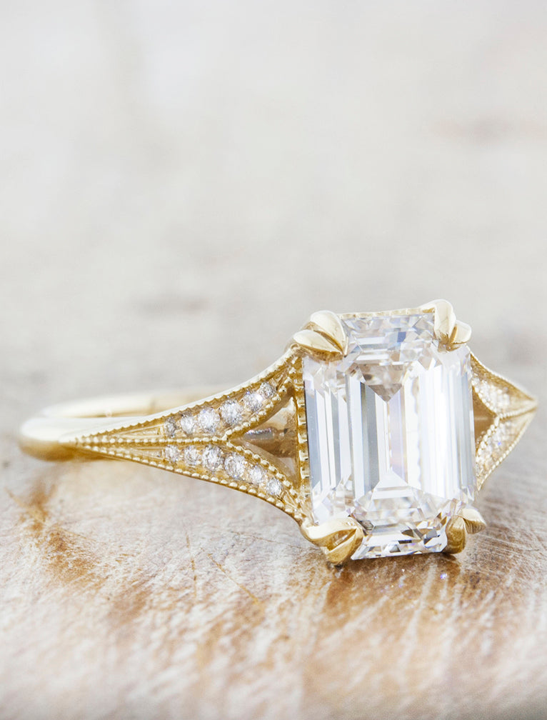 Vintage Inspired Engagement Ring | Ken 