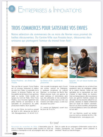 Ippyoo est dans le colombes le mag de février 2020