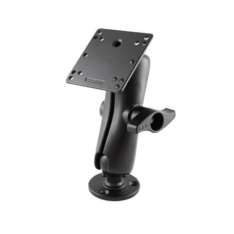 RAM D Ball Mount with Round & Square Plate VESA 75mm and 100mm Hole Patterns (RAM-D-101U-246) - RAM Mounts - Mounts Sri Lanka