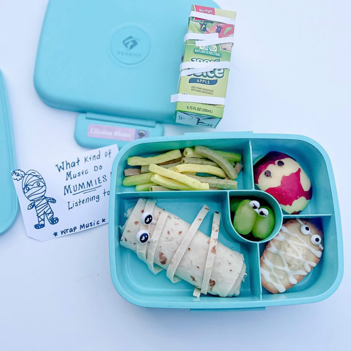 onderdak naar voren gebracht Megalopolis Bento Box for Kids, Cool Blue Lunch Box | Fenrici Brands