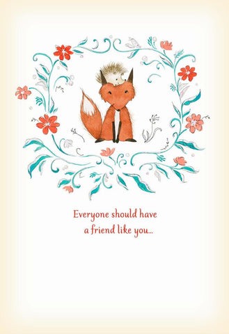 Hallmark Cards fox card