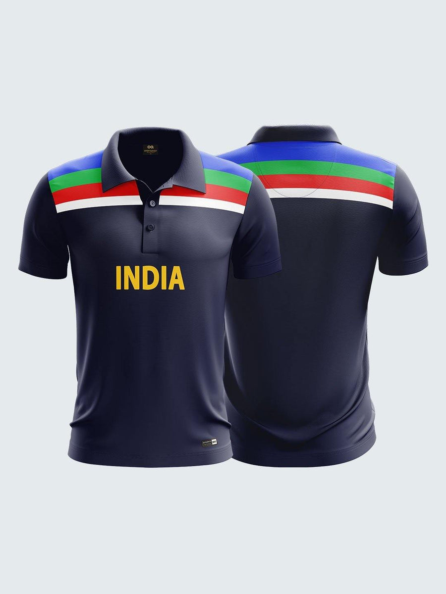 1992 Retro India Cricket Jersey Printed 