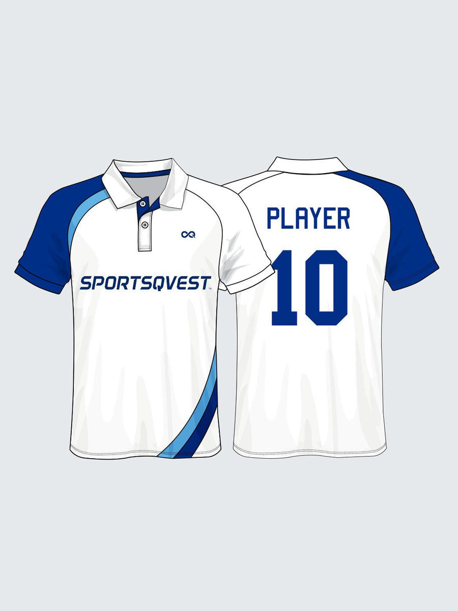 white cricket jersey design