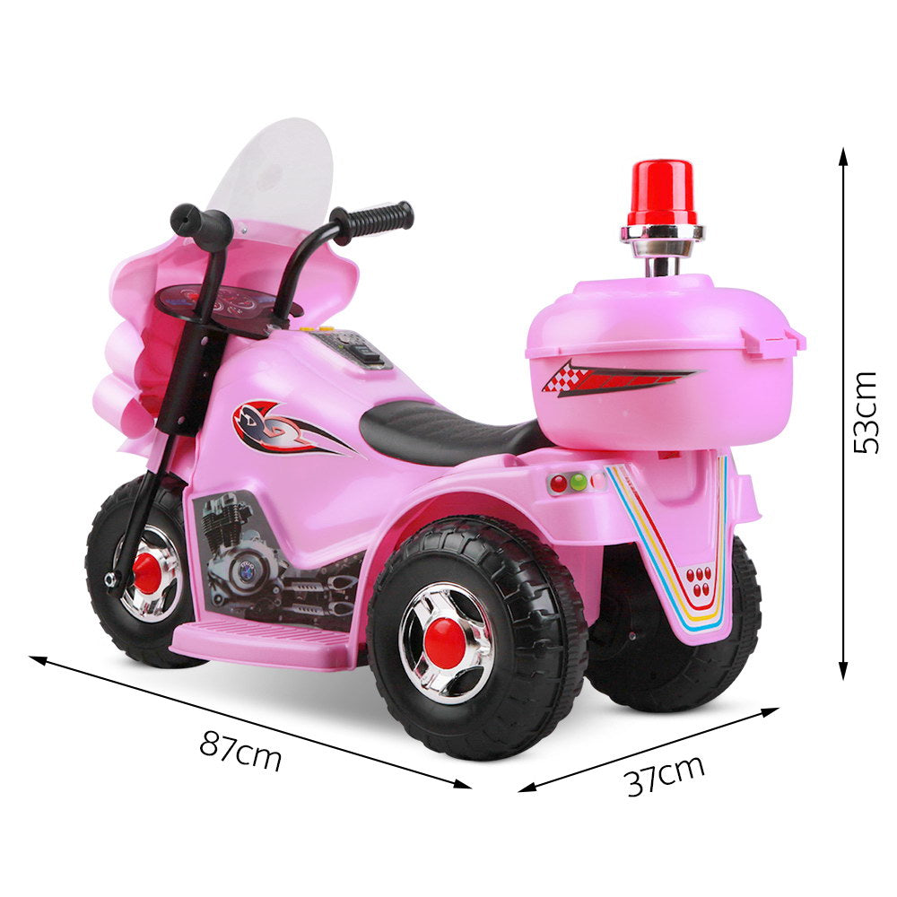 kids pink motorbike