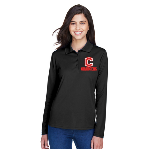 Chariton Chargers Women's Long Sleeve Polo L500LS