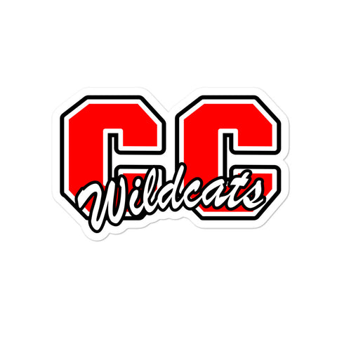 Central City Wildcats Bubble-free stickers