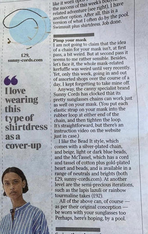 Sunny Cords in the Times