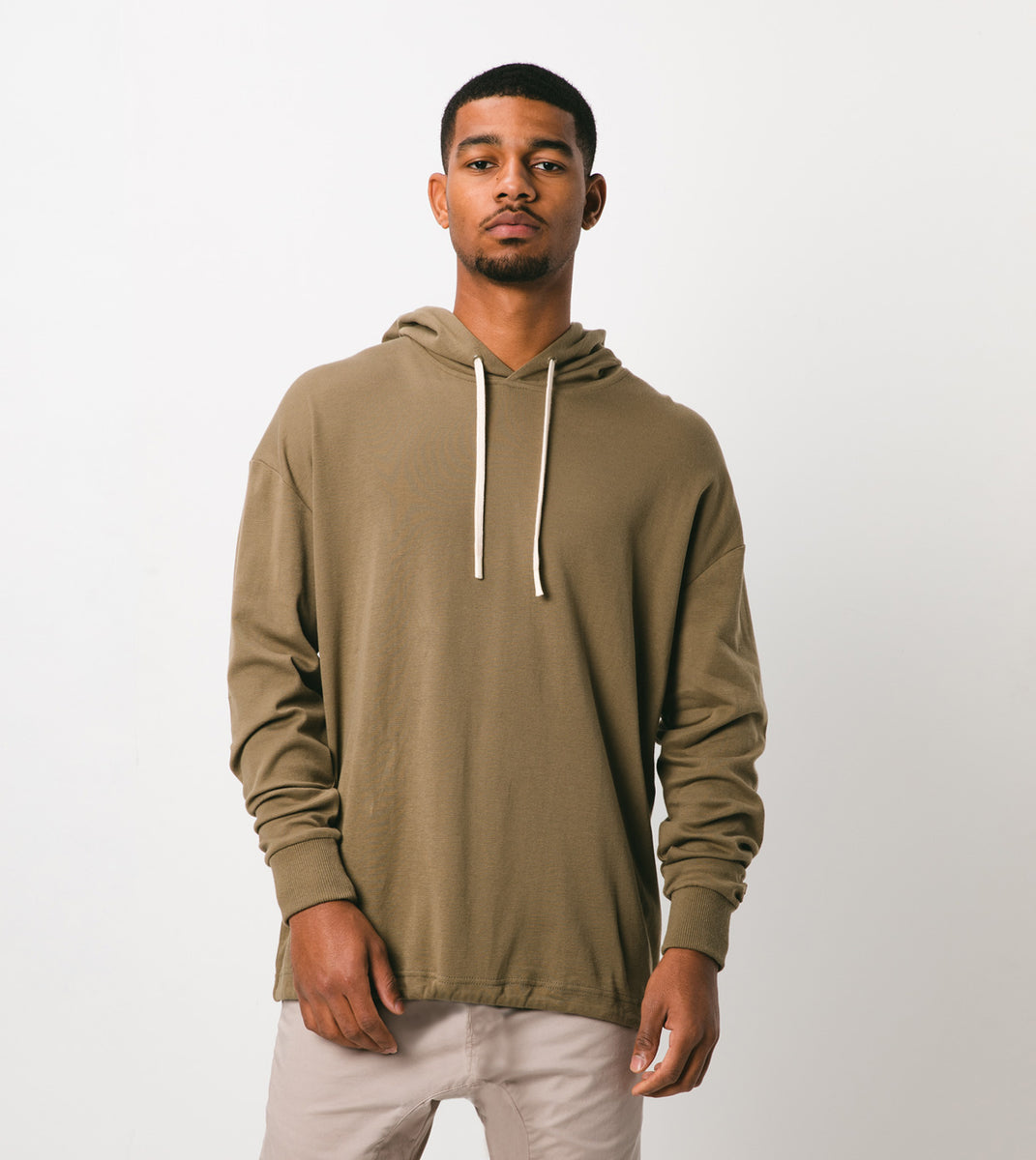 Waffle Rugger Hood LS Tee Grass - Sale – ZANEROBE