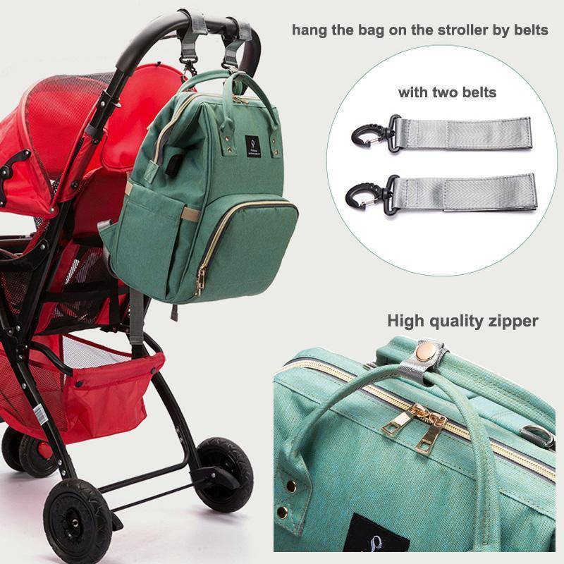 waterproof usb charger diaper bag