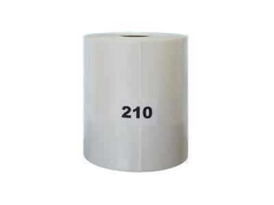 Kunststof 102 210 mm etiketten - 210/rol bestellen | Etikon etiketten