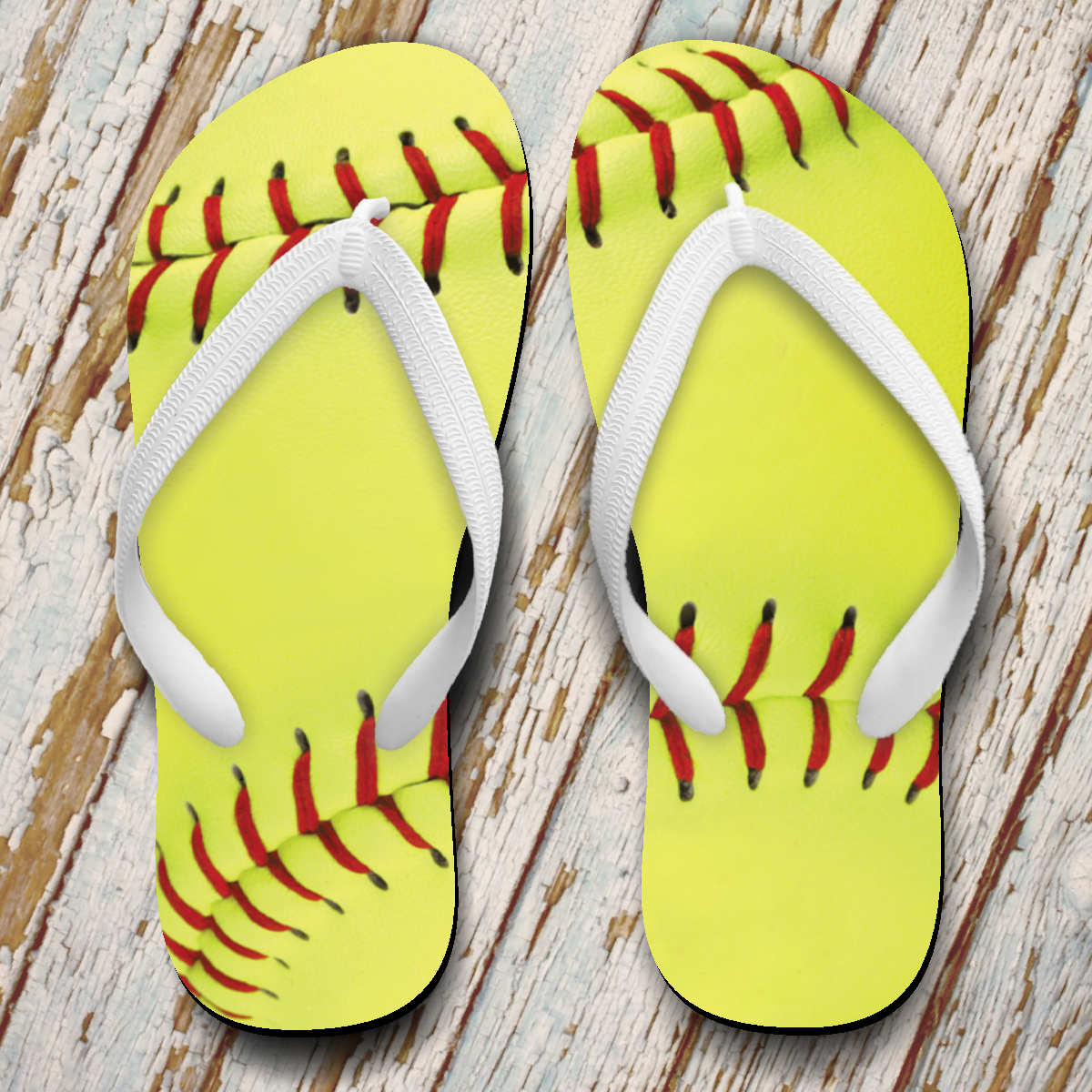 softball flip flops