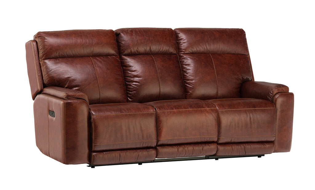 sienna designs leather power reclining sofa