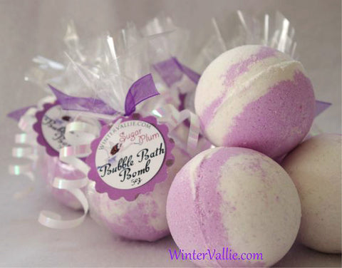 Sugar Plum Moisturizing Cocoa Butter Bath Fizzy Ball