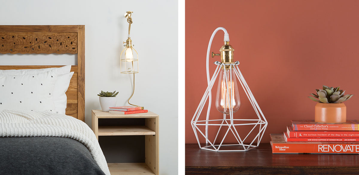 Industrial and geometric bulb cages