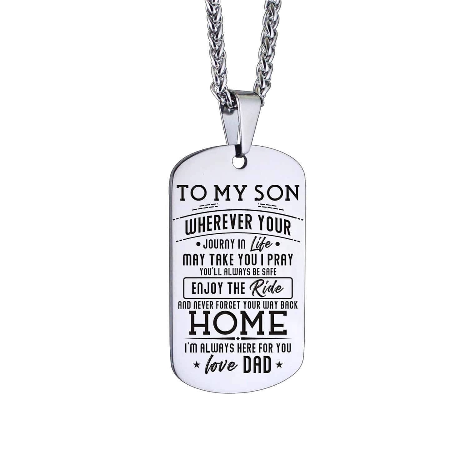 Here For You Personalized Dog Tags For 
