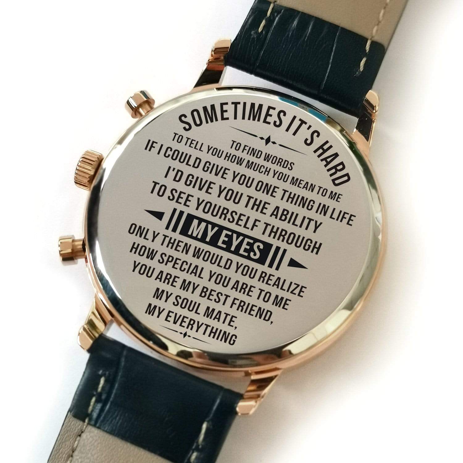 engraved watch for husband