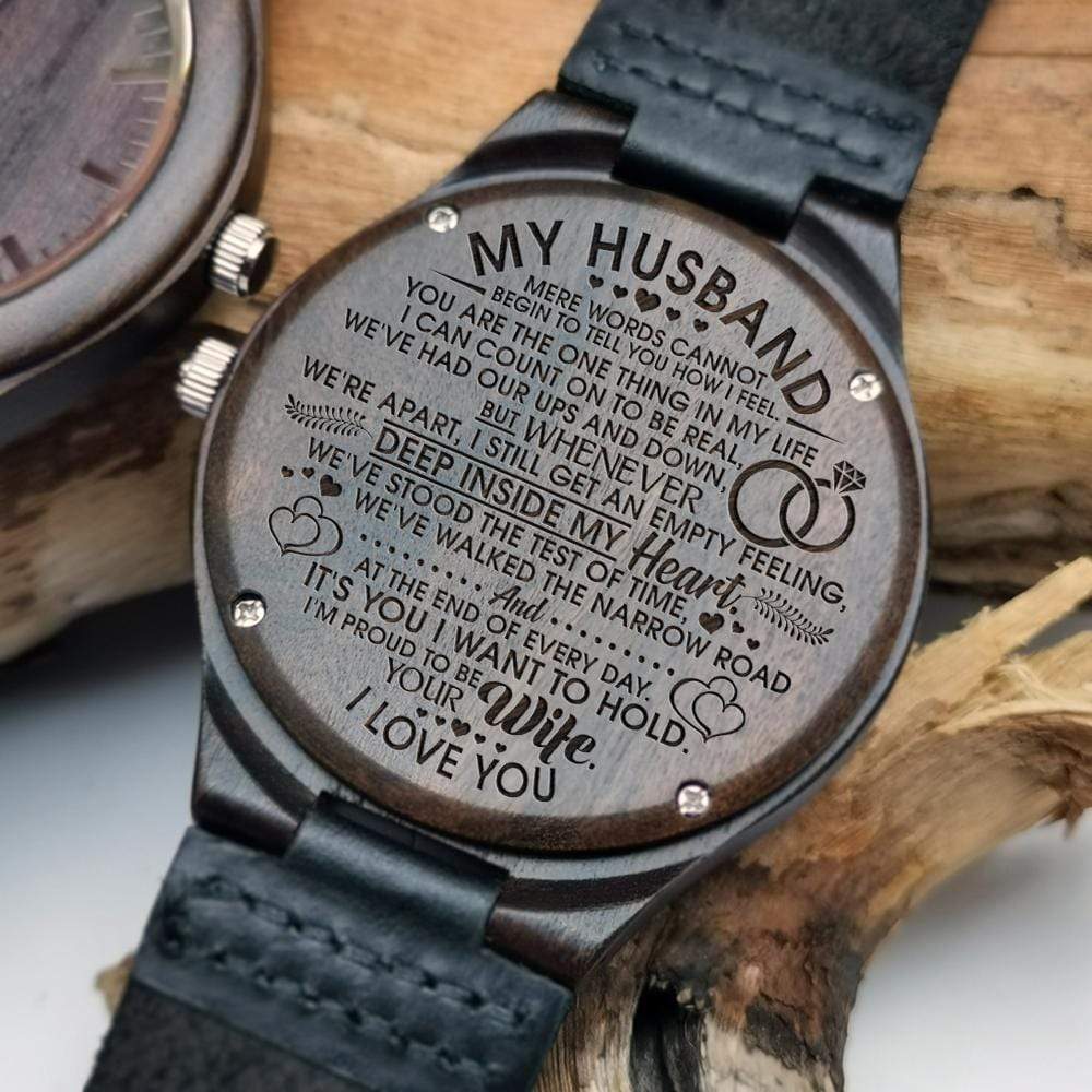 engraved watch for husband