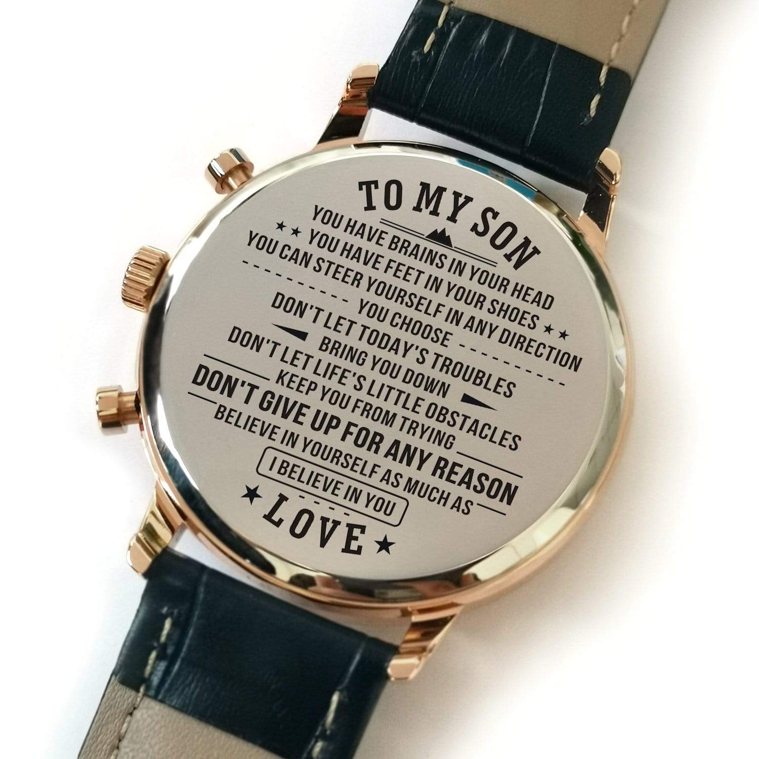 engraved watches for son from mom and dad