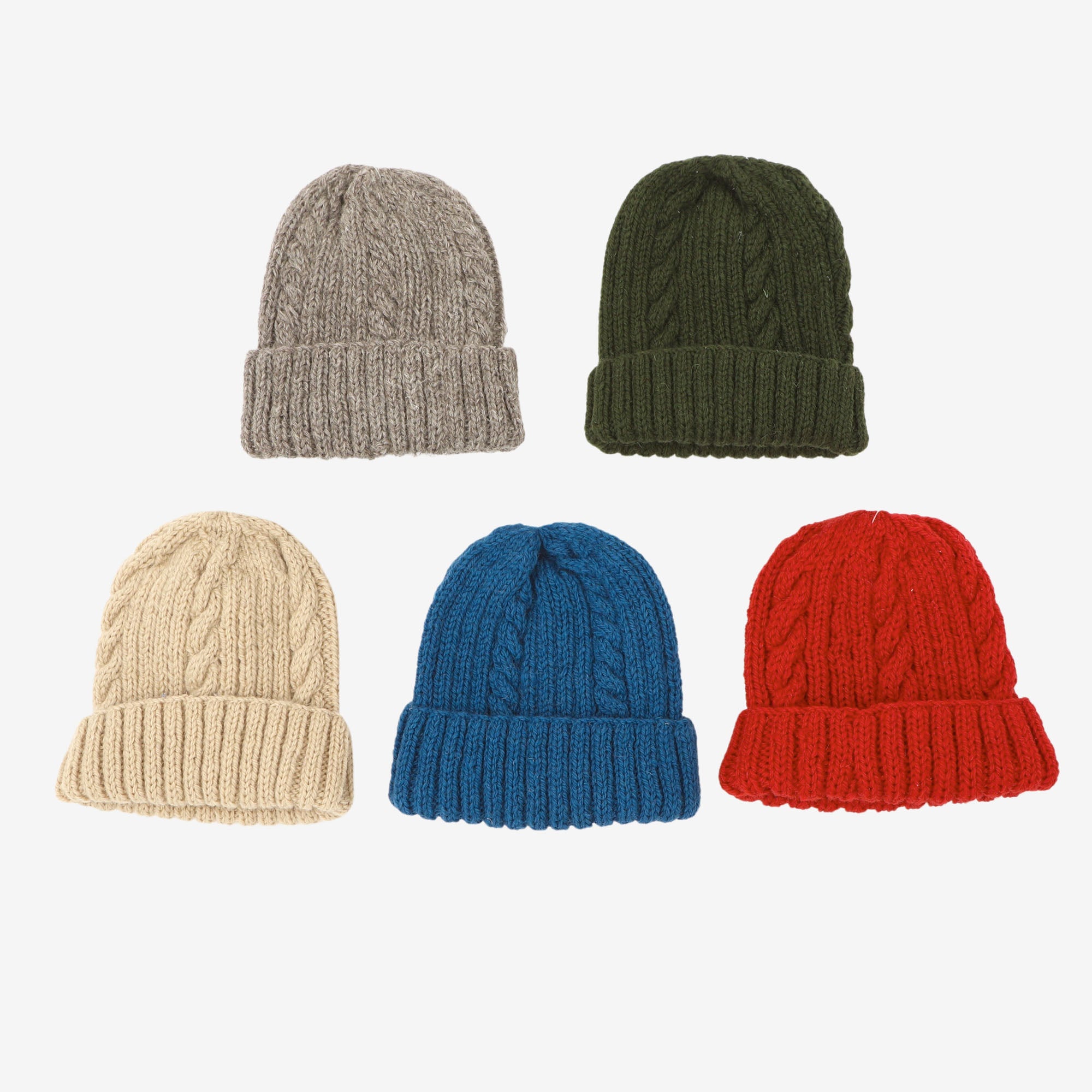 RRL CABLE KNITTED BEANIE CAP - ニットキャップ/ビーニー