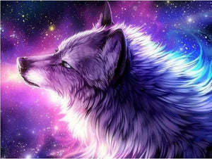 5D Diamond Painting Kit Wolf Abstract Alisa Diamond Paintings