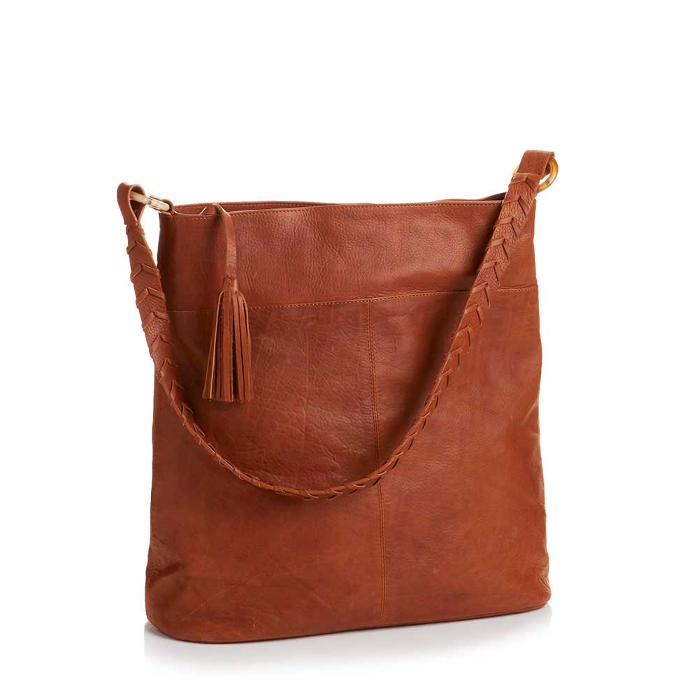 fair trade leather bag