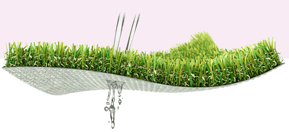 How does artificial grass help to steer clear of drought