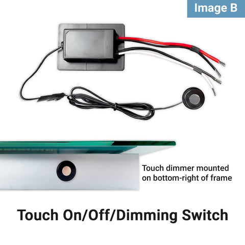 Touch On/Off Dimming Switch Option