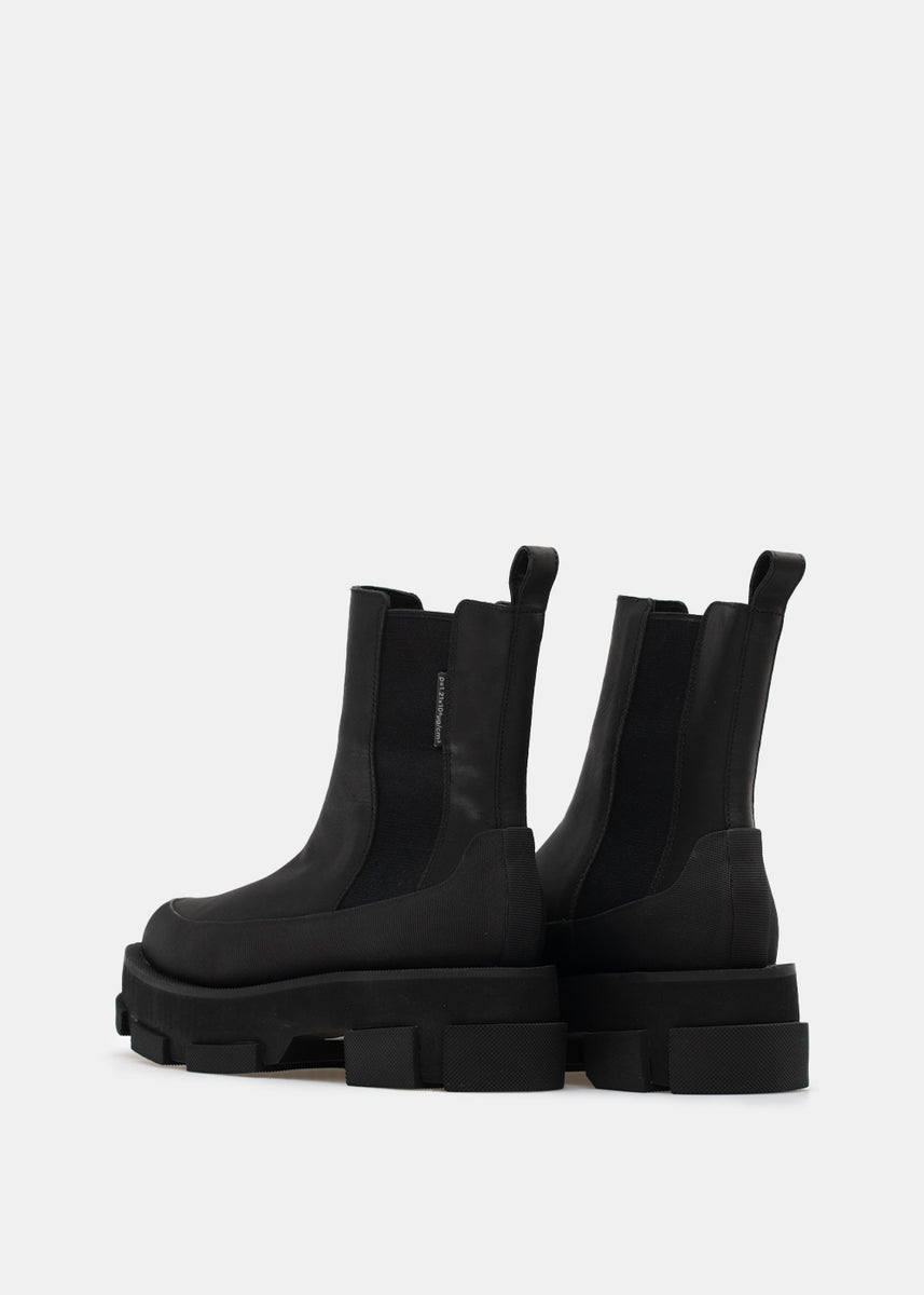 Black Gao Platform Chelsea Boots