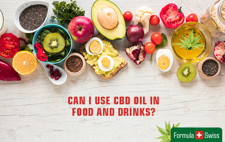 Can I use CBD oil in food and drinks?