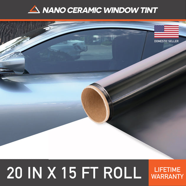 スマートスクラブス MotoShield Pro Premium Nano Ceramic Tint (35% VLT) 20インチx  15フィートロール|自動車用プロフェッショナルウィンドウフィルム、赤外線熱軽減UV遮断99