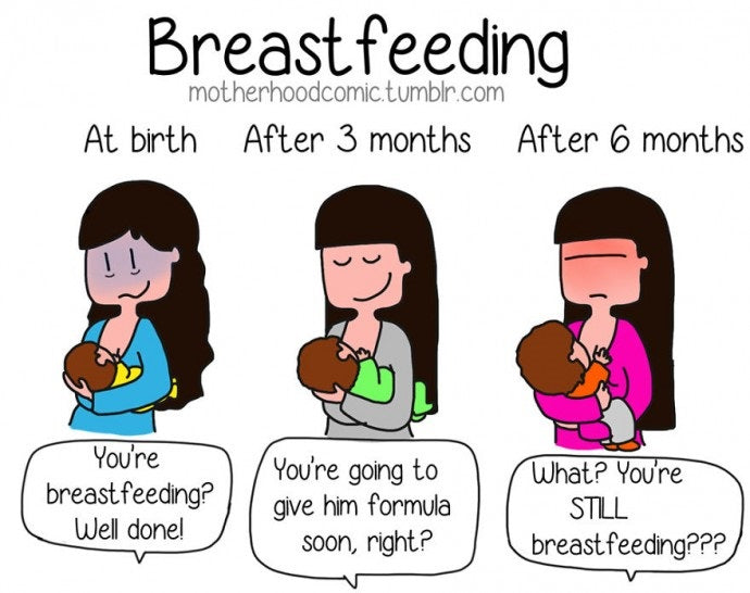 switching from breastmilk to formula