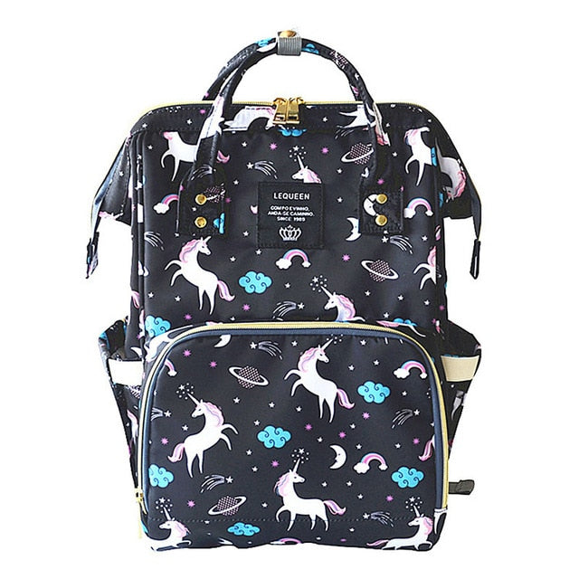 lequeen diaper bag unicorn