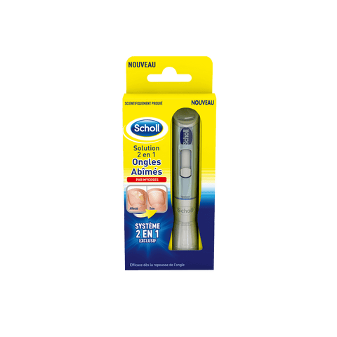 Solution 2 en 1 Mycose de l'ongle Scholl