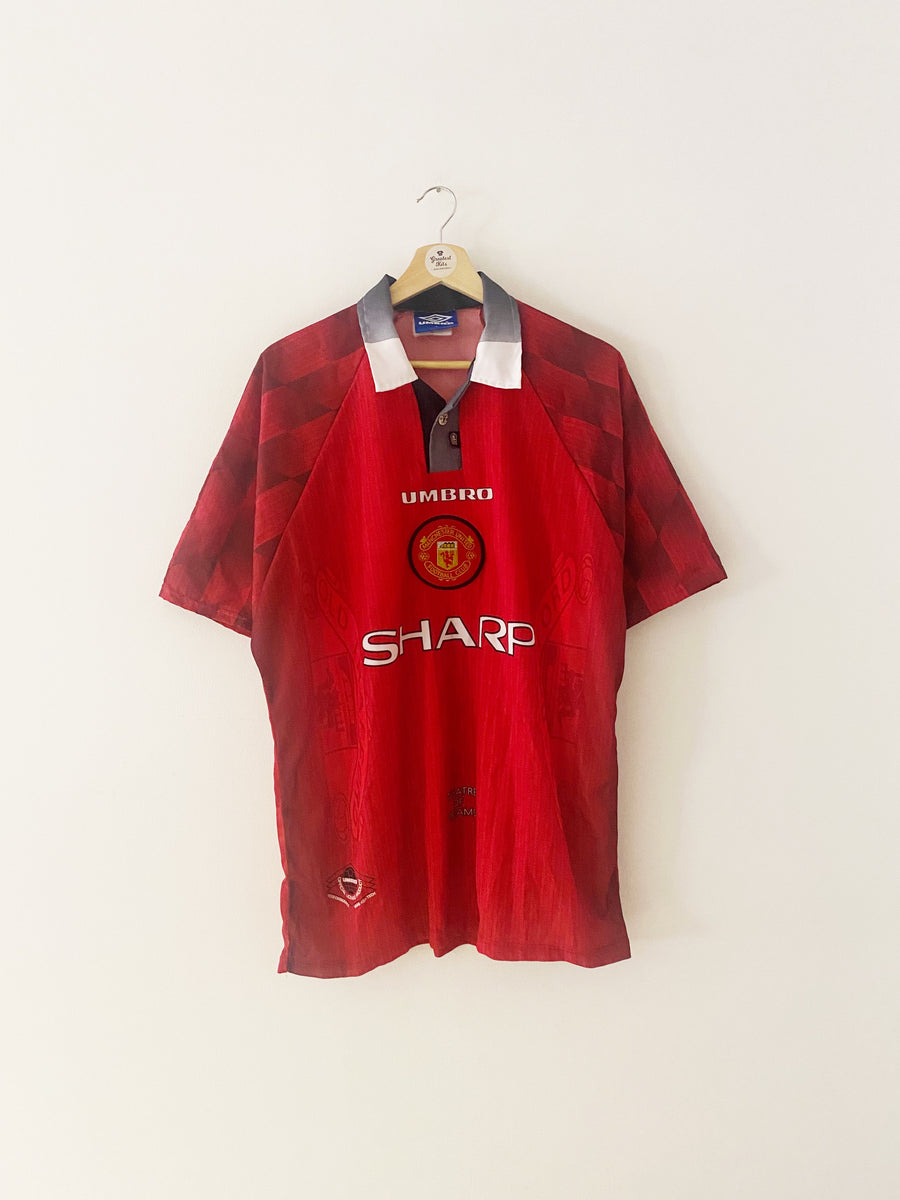 1996/98 Manchester United Home Shirt (L) 9/10